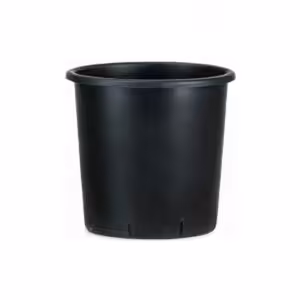 Στρογγυλή Μαύρη Γλάστρα 18.5lt